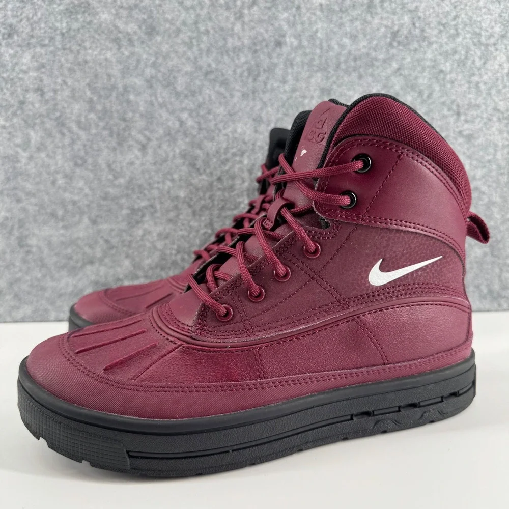 Nike Woodside 2 High ACG Youth 4.5Y Burgundy Boots 524872-602